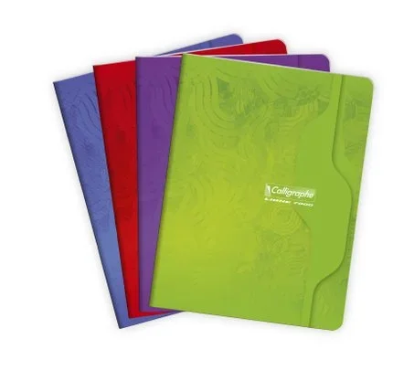 7000, Cahier piqué 17×22 cm, 96 pages, 5×5 70gr Calligraphe