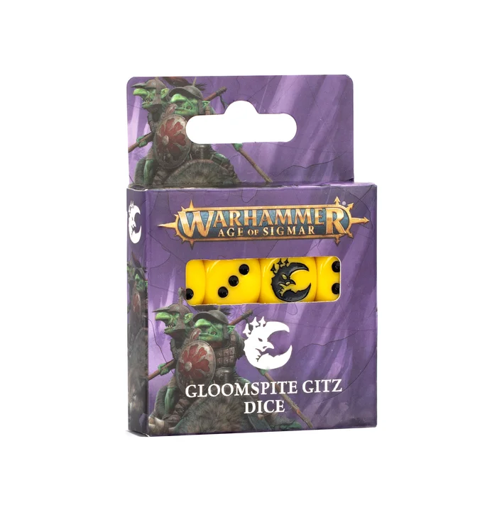 Age Of Sigmar: Set de dés Gloomspite Gitz