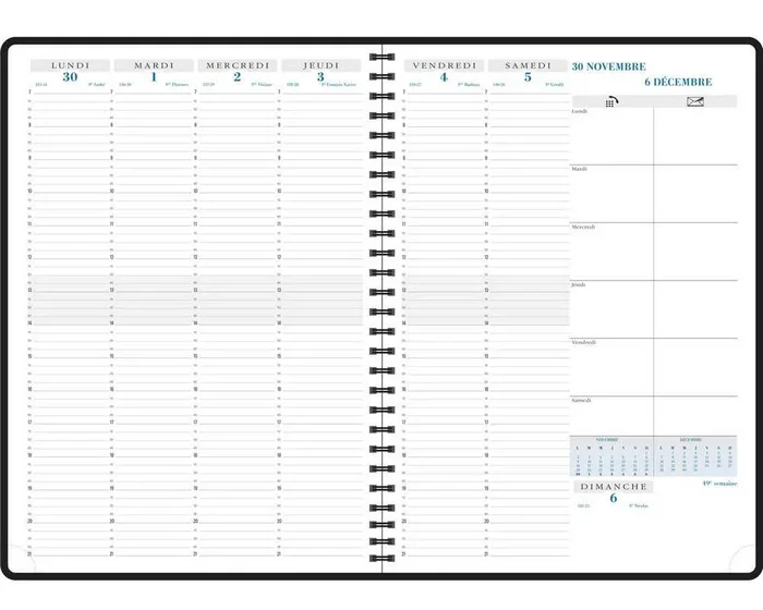 Agenda 2026 Semainier – CONSULTATION 29S – 297 x 210 mm EXACOMPTA