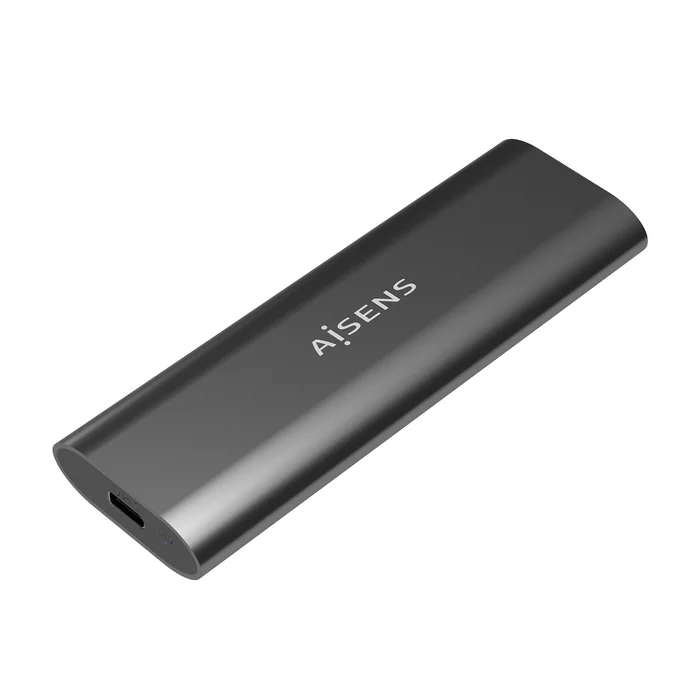 Aisens Boîtier Externe M.2 (NGFF) pour SSD M.2 SATA/NVME vers USB3.1 GEN2 – Couleur Gris