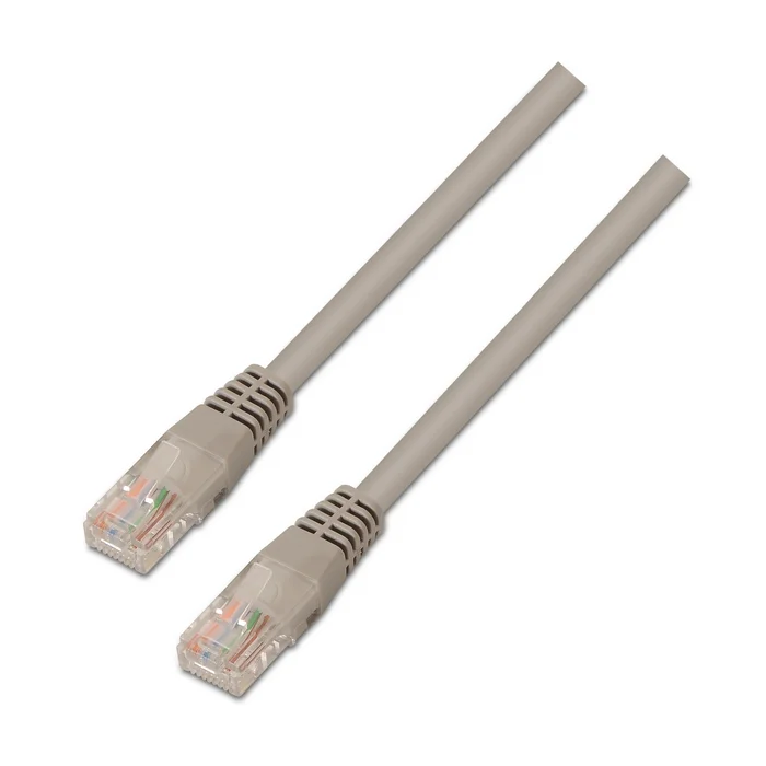 Aisens Câble Réseau Patch Cord RJ45 Cat.5e UTP AWG24 – 0.5m – 10/100 Mbit/s – Couleur Gris