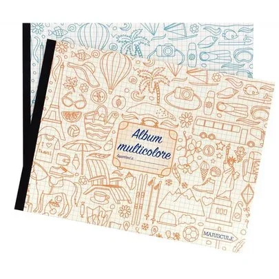 Album à dessin 48 pages format 24×32 cm à l’italienne multicolore papier 80g