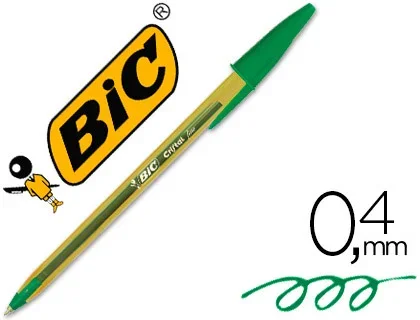 Bic Cristal – Stylo à Bille – Pointe Fine 0.8mm – Vert