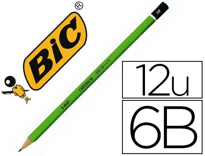 Bic Critérium 550 – Crayon à Papier – 6B