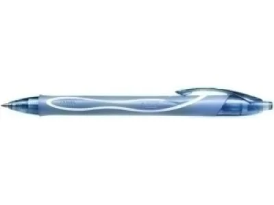 Bic Gel-Ocity Stylo à bille rétractable à séchage rapide – Pointe moyenne 0,7 mm – Encre gel – Séchage ultra rapide – Ne tache pas le papier – Couleur turquoise