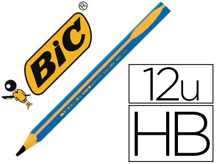 BIC Kids – Crayon à papier – Spécial Apprentissage – HB – 4mm – Corps Bleu