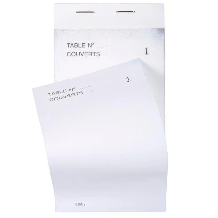 Bloc MAITRE D’HOTEL Autocopiant Dupli – 150 x 80 mm EXACOMPTA