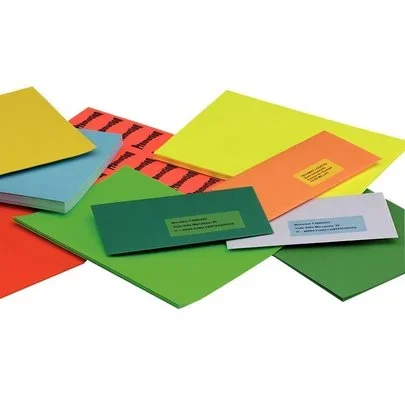 Boîte de 1400 étiquettes couleur 38.1x99mm rouge