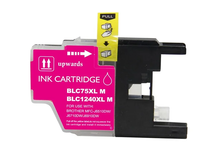 Brother LC1240XL/LC1220XL/LC1280XL Cartouche d’encre rechargée magenta – Remplace LC1240M/LC1220M/LC1280XLM
