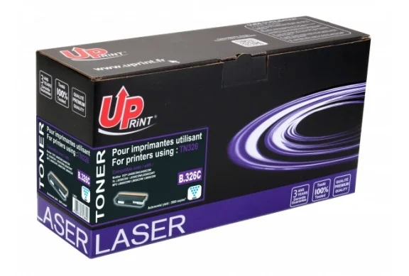 Brother TN-326 Cyan, Toner Uprint B.326C compatible Uprint TN326 (3500 Pages)