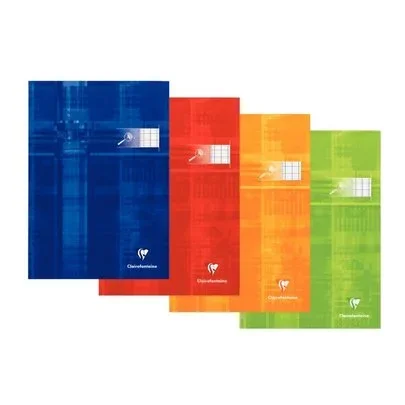 Cahier coloris assortis Clairefontaine 96 pages format A4 90g 21 x 29,7 cm Seyes 2,5 mm agrandi 10/10
