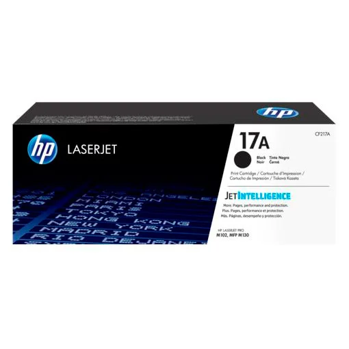 Cartouche de toner noir d’origine HP CF217A – 17A