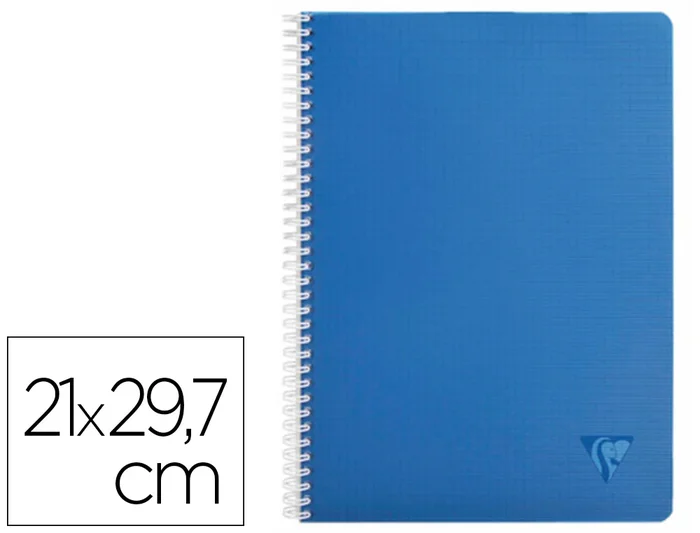 Clairefontaine Linicolor Intensive – Cahier Spirale – A4 (21×29,7cm) – 180 pages – Petits Carreaux (5×5 mm) – Coloris Assortis