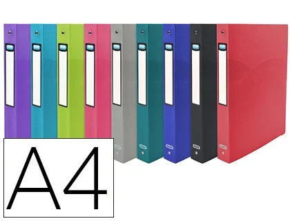 Classeur 4 anneaux Oxford Osmose polypropylène 10/10ème A4 dos 40mm coloris assortis