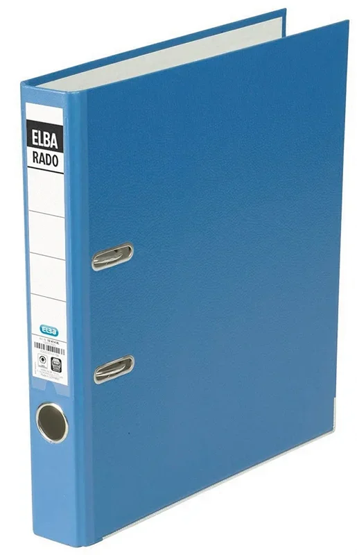 Classeur à levier – Dos 50 mm – Bleu ELBA Rado Brillant