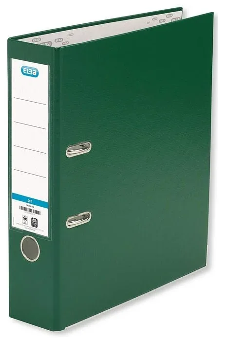 Classeur à levier – Dos 80 mm – Vert ELBA Smart Pro