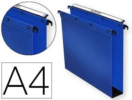 Dossier suspendu tiroir Elba POLYPRO Ultimate fond 50mm coloris bleu – Boîte de 10