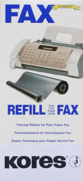 Kores Rouleau transfert thermique pour brother Fax 910, 920 (x2)