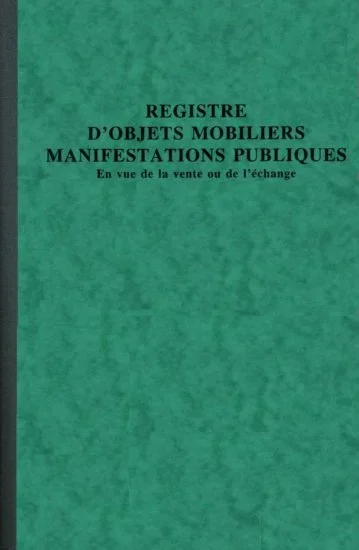 Livre de police Vente au Déballage EXACOMPTA