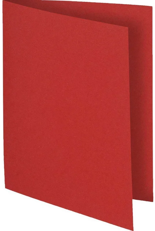 Lot de 100 Chemises pour dossiers A4 FLASH 220 – Rouge EXACOMPTA