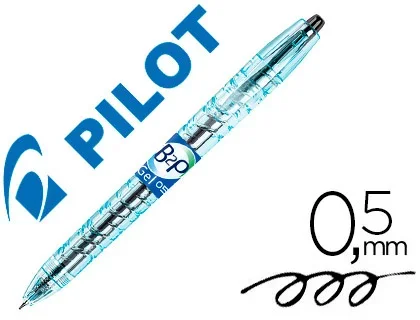 Pilot B2P – Roller Rétractable – Pointe Moyenne 0,7 mm – Noir