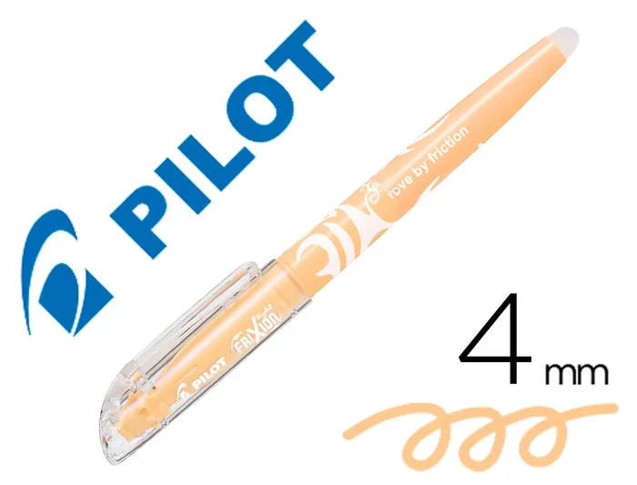 Pilot Frixion Light – Surligneur Effaçable – Orange Clair