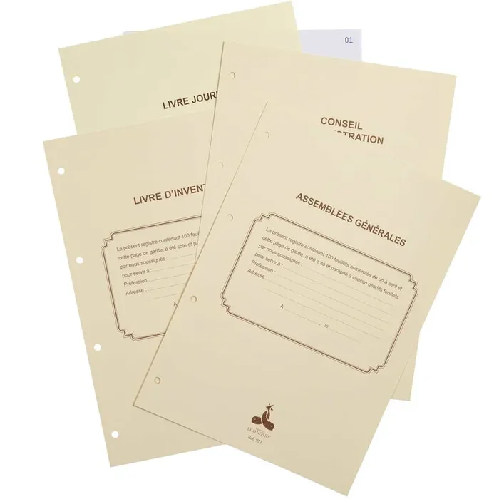 Recharge pour registre juridique – 100 feuillets – 90 g Le DAUPHIN