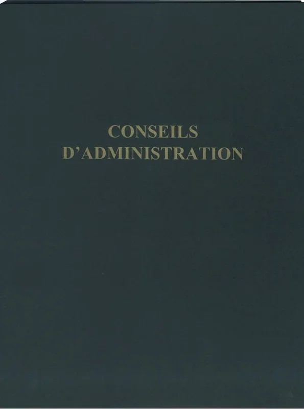 Registre Conseils d&rsquo;administration ELVE