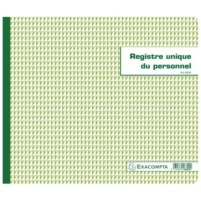 Registre du Personnel et Stagiaires EXACOMPTA 6620E