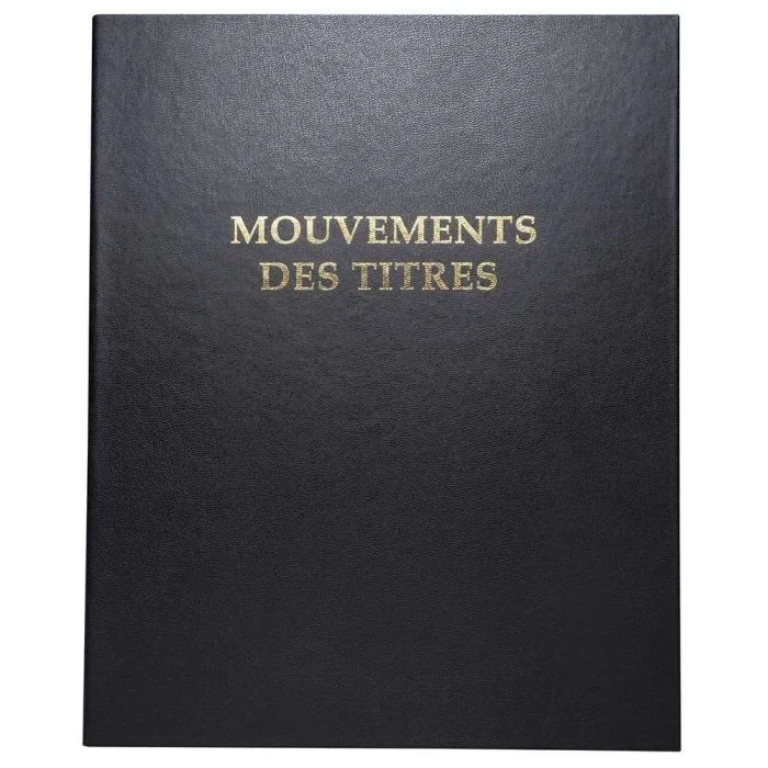 Registre Mouvements de Titres EXACOMPTA
