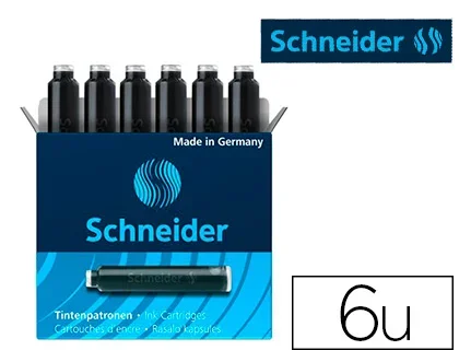 Schneider – Cartouche d’Encre Noir – Boite de 6