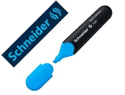 Schneider Job – Surligneur – Pointe Biseautée – Bleu