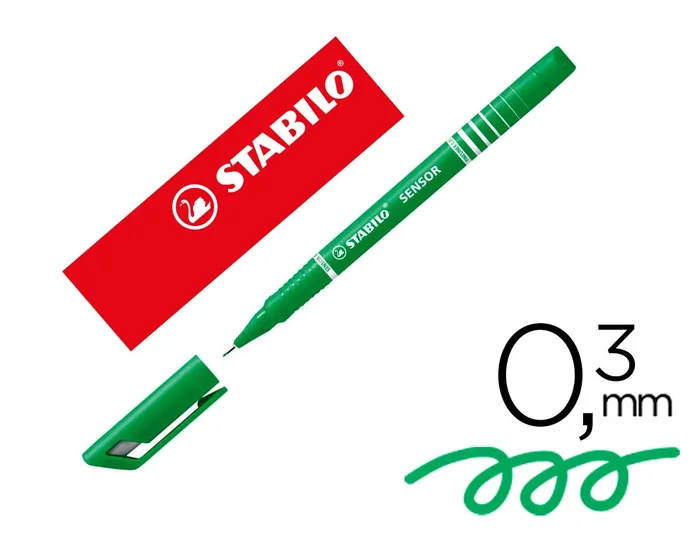 Stabilo Sensor – Feutre Fin – Pointe Fine – Vert