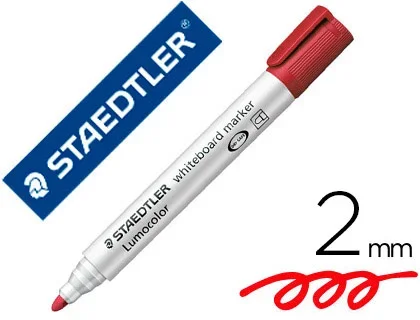 Staedtler Lumocolor 315 – Marqueur Effaçable – Pointe Moyenne – Rouge