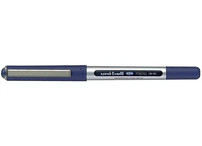 Stylo à capuchon roller à encre liquide – Bleu UNI-BALL Eye Micro UB-150