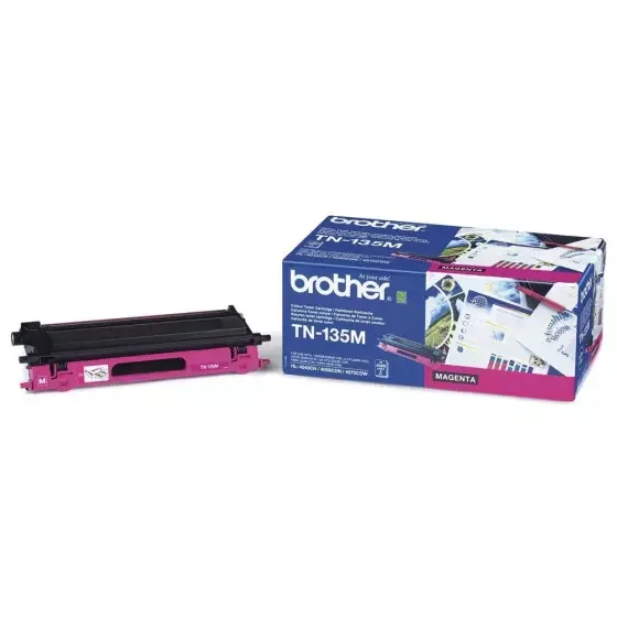 Toner BROTHER TN135M (TN-135M) magenta de 4000 pages – cartouche laser de marque BROTHER