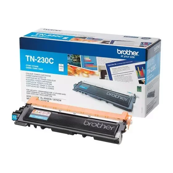 Toner BROTHER TN230C (TN-230C) cyan de 1400 pages – cartouche laser de marque BROTHER