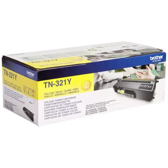 Toner BROTHER TN321Y (TN-321Y) jaune de 1500 pages – cartouche laser de marque BROTHER
