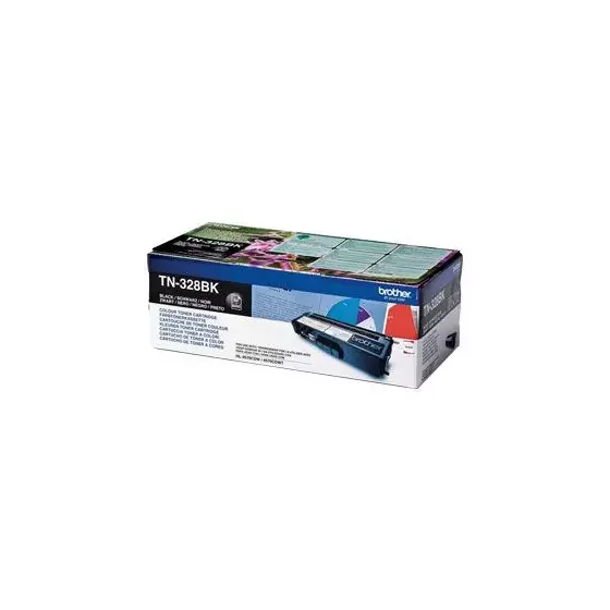 Toner BROTHER TN328BK (TN-328BK) noir de 6000 pages – cartouche laser de marque BROTHER