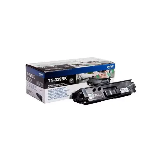 Toner BROTHER TN329BK (TN-329BK) noir de 6000 pages – cartouche laser de marque BROTHER