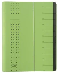 Trieur à élastique 12 compartiments – Vert ELBA