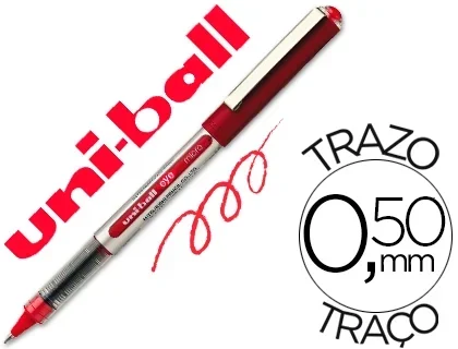UniBall Eye Micro – Roller – Pointe Fine 0,5 mm – Rouge